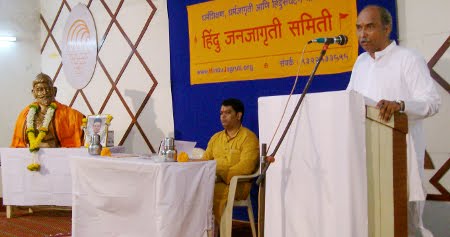 Mr. Durgesh Parulkar giving speech in the program